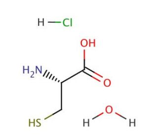 (R)-(&plus;)-Cysteine hydrochloride (CAS 345909-32-2) - chemical structure image