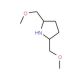 (R,R)-(−)-2,5-Bis(methoxymethyl)pyrrolidine (CAS 90290-05-4) - chemical structure image