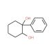 (R,R)-(−)-1-Phenylcyclohexane-cis-1,2-diol (CAS 125132-75-4) - chemical structure image