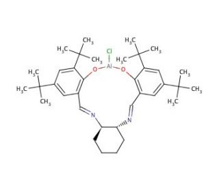 (R,R)-N,N&prime;-Bis(3,5-di-tert-butylsalicylidene)-1,2-cyclohexanediaminoaluminium(III) chloride (CAS 250611-13-3) - chemical stru