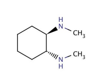 (R,R)-(&minus;)-N,N&prime;-Dimethyl-1,2-cyclohexanediamine (CAS 68737-65-5) - chemical structure image