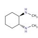 (R,R)-(−)-N,N′-Dimethyl-1,2-cyclohexanediamine (CAS 68737-65-5) - chemical structure image