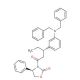 [R-(R*,S*)]-3-[3-[3-[Bis(phenylmethyl)amino]phenyl]-1-oxopentyl]-4-phenyl-2-oxazolidinone (CAS 174590-40-0) - chemical struct
