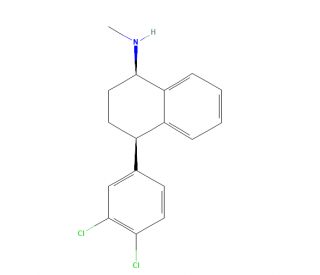 (R,R)-Sertraline (CAS 79617-98-4) - chemical structure image