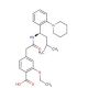 (R)-(−)-Repaglinide (Repaglinide Impurity) (CAS 147852-26-4) - chemical structure image