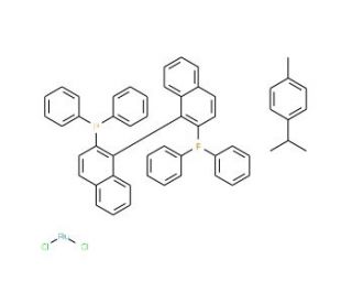(R)-RuCl[(p-cymene)(BINAP)]Cl (CAS 145926-28-9) - chemical structure image