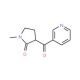 (R,S)-1-Methyl-3-nicotinoylpyrrolidone (CAS 125630-28-6) - chemical structure image