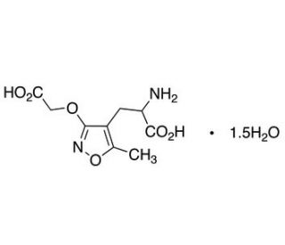 (r,s)-2-Amino-3-[3-(carboxymethoxy)-5-methyl-isoxazol-4 -yl]-propionic Acid Sesquihydrate (CAS 209977-56-0) - chemical struct