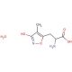 (R,S)-α-Amino-3-hydroxy-4-methyl-5-isoxazolepropionic Acid Monohydrate (CAS 210049-09-5) - chemical structure image