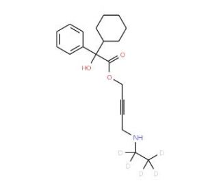 (R,S) - Desethyl Oxybutynin Labeled d5 - chemical structure image