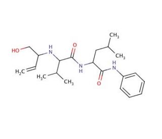 (R,S)-N-2-(1-Hydroxy-3-butenyl)-L-valinyl-L-leucinyl Anilide - chemical structure image