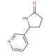 (R,S)-Norcotinine (CAS 17708-87-1) - chemical structure image