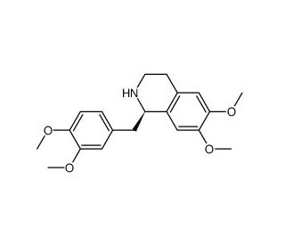 R-Tetrahydropapaverine (CAS 50896-90-7) - chemical structure image