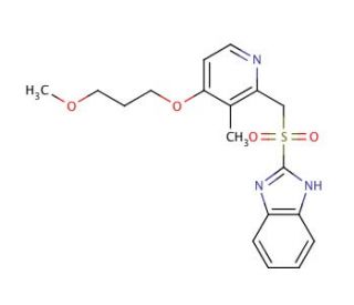 Rabeprazole Sulfone (CAS 117976-47-3) - chemical structure image