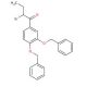 rac 1-[3,4-(Dibenzyloxy)phenyl]-2-bromo-1-butanone (CAS 24538-60-1) - chemical structure image