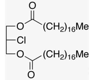 rac-1,3-Distearoyl-2-chloropropanediol (CAS 26787-56-4) - chemical structure image