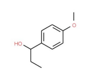 rac-1-(4&prime;-Methoxyphenyl)propanol (CAS 5349-60-0) - chemical structure image