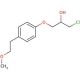 rac 1-Chloro-3-[4-(2-methoxyethyl)phenoxy]-2-propanol (CAS 56718-76-4) - chemical structure image