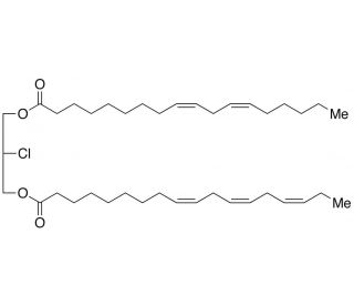 rac-1-Linoleoyl-3-linolenoyl-2-chloropropanediol - chemical structure image