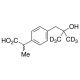 rac 2-Hydroxy Ibuprofen-d6 的分子结构, CAS编号: 1217055-71-4 rac 2-Hydroxy Ibuprofen-d6 (CAS 1217055-71-4) - chemical structure image