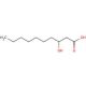 rac 3-Hydroxydecanoic Acid (CAS 5561-87-5) - chemical structure image
