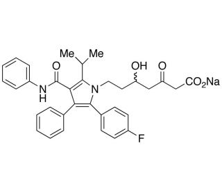 rac-3-Oxo Atorvastatin Sodium Salt - chemical structure image
