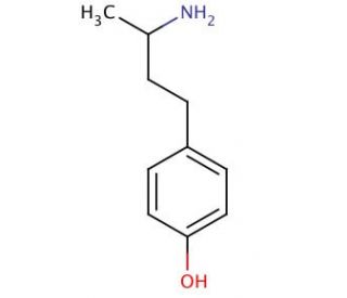 rac 4-(3-Aminobutyl)phenol - chemical structure image