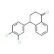 rac 4-(3′,4′-Dichlorophenyl)-3,4-dihydro-2H-naphthalen-1-one (CAS 79560-19-3) - chemical structure image