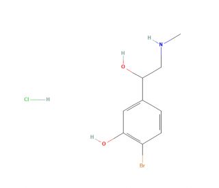 rac 4-Bromo Phenylephrine Hydrochloride (CAS 1391054-36-6) - chemical structure image