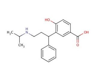 rac 5-Carboxy Desisopropyl Tolterodine (CAS 214601-13-5) - chemical structure image