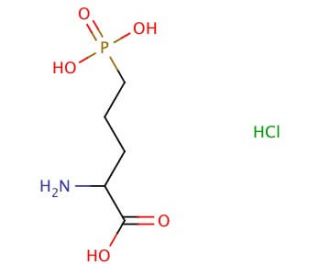 rac 5-Phosphono Norvaline Hydrochloride - chemical structure image