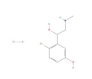 rac 6-Bromo Phenylephrine Hydrochloride (CAS 1391053-54-5) - chemical structure image
