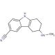 rac-6-Cyano-3-N-methylamino-1,2,3,4-tetrahydrocarbazole (CAS 147009-33-4) - chemical structure image