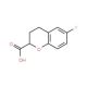rac-6-Fluoro-3,4-dihydro-2H-1-benzopyran-2-carboxylic Acid (CAS 99199-60-7) - chemical structure image