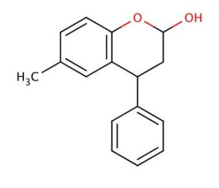 rac-6-Methyl-4-phenyl-2-chromanol (CAS 209747-04-6) - chemical structure image