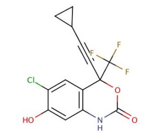 rac 7-Hydroxy Efavirenz (CAS 205754-50-3) - chemical structure image