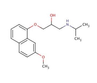 rac 7-Methoxy Propranolol (CAS 76275-53-1) - chemical structure image