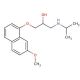 rac 7-Methoxy Propranolol (CAS 76275-53-1) - chemical structure image