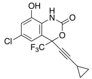 rac 8-Hydroxy Efavirenz (CAS 205754-32-1) - chemical structure image