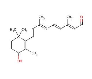 rac all-trans 4-Hydroxyretinal (CAS 18344-42-8) - chemical structure image