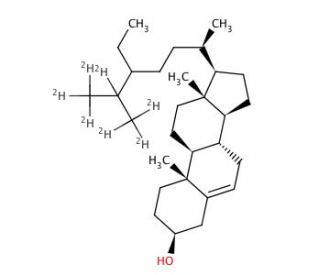 rac &beta;-Sitosterol-d7 (CAS 83-46-5 (unlabeled)) - chemical structure image