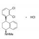 rac-cis-2,3-Dichloro Sertraline Hydrochloride (CAS 1198084-29-5) - chemical structure image