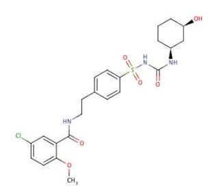 rac cis-3-Hydroxy Glyburide (CAS 23074-02-4) - chemical structure image