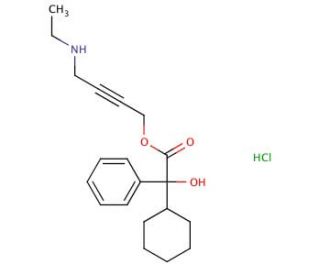 rac Desethyl Oxybutynin Hydrochloride (CAS 81039-77-2) - chemical structure image
