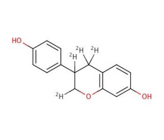 Rac Equol-d4, (mixture of diastereomers) (CAS 1216469-13-4) - chemical structure image