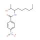 rac erythro-3-(4-Nitrobenzamido)nonan-2-ol (CAS 119691-06-4) - chemical structure image