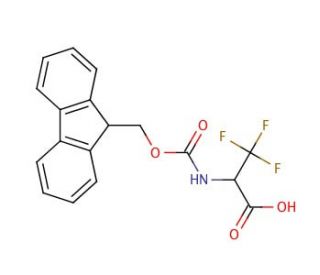 rac Fmoc-trifluoromethylalanine - chemical structure image