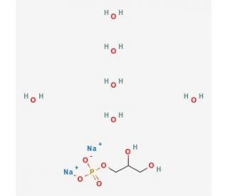 rac-Glycerol 1-phosphate disodium salt hexahydrate (CAS 34363-28-5) - chemical structure image