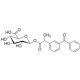 rac Ketoprofen Acyl-β-D-glucuronide (CAS 76690-94-3) - chemical structure image