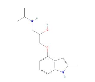 rac Mepindolol - chemical structure image